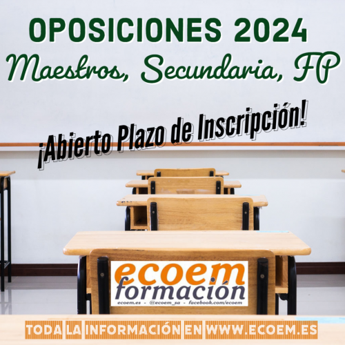 Abierto Plazo de Inscripción Curso 2023-2024 en Ecoem Formación Abierto Plazo de Inscripción Curso 2023-2024 en Ecoem Formación